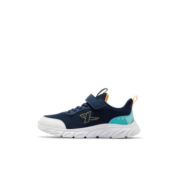 XTEP Anti Slip Wear Resistant Low Top Kids' Running Shoes Night Blue Sunny Mountain Blue Teenagers