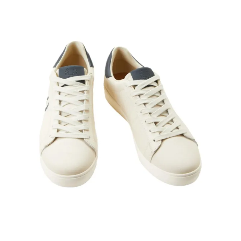 FRED PERRY Low Top Skateboard Shoes Men's Beige-1