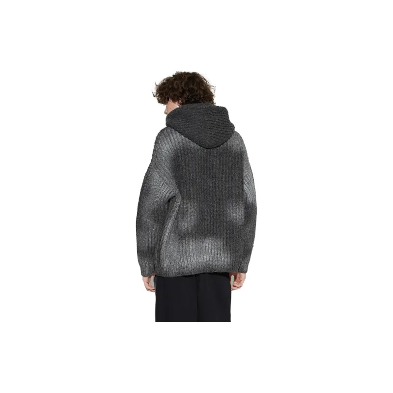 VANN VALRENCÉ Knitwear Unisex Black Gray Brush Color-3
