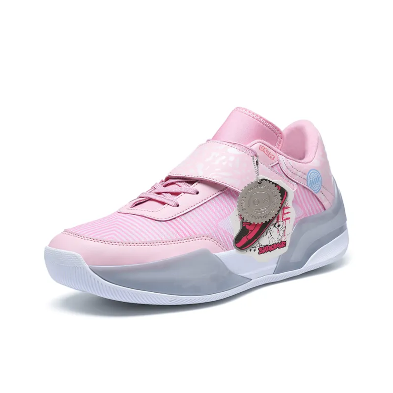 BURCOME Cushioning Support, Abrasion Resistant, Breathable Low Top Basketball Shoes Unisex-1