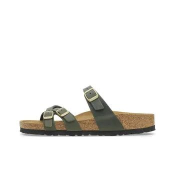 Birkenstock Franca Slip-Resistant Slide Slippers Women's Green Regular