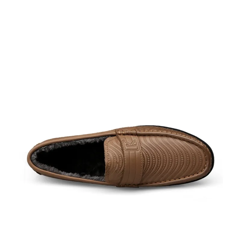 CKVUSAMG Loafers Unisex Red Brown/Khaki-21