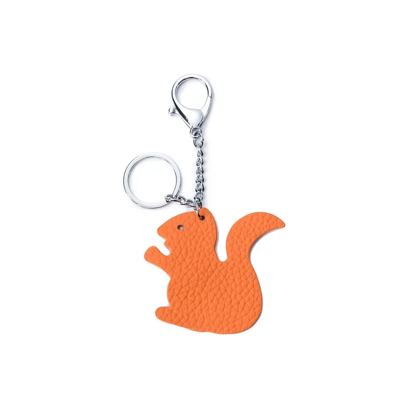 Tong Tong Rabbit Top Grain Cow Leather Keychains Unisex-10