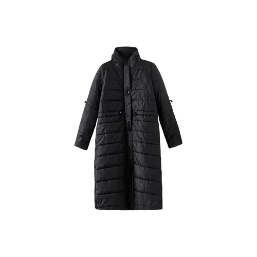 Late White Puffer Jacket Women's Black