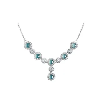 CARAT'S DIARY S925 Silver Collarbone Chain Necklace Women's