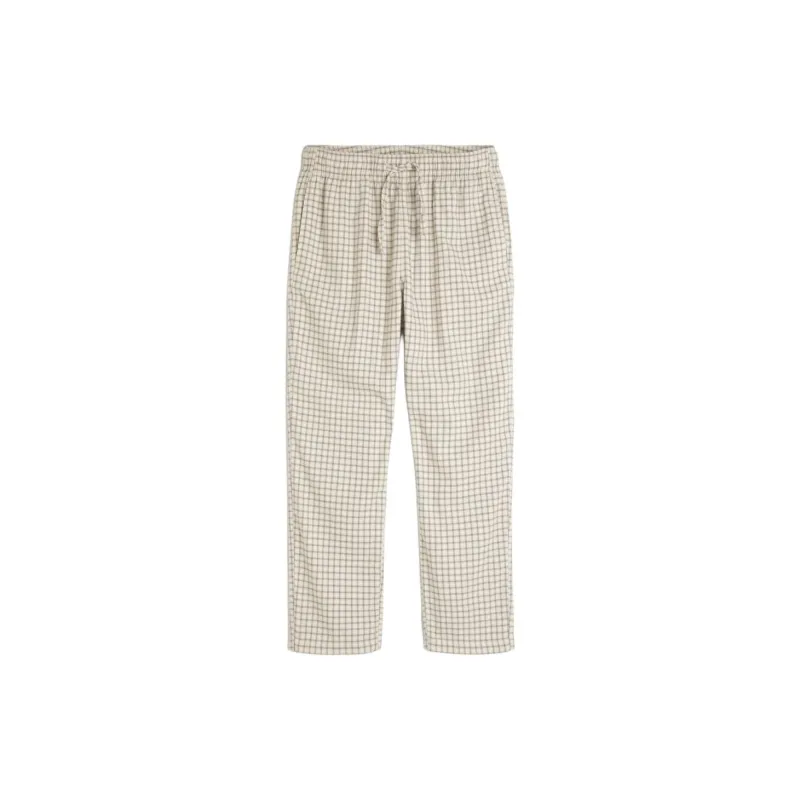 Hollister Pajama Pants Men's Cream Check-0
