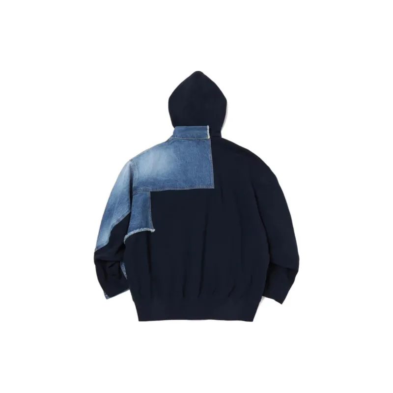 Kolor FW24 BEACON Sweatshirt Unisex Marine Blue-1