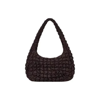 COS Polyester Handbag Shoulder Bag Large Size Women's Dark Brown