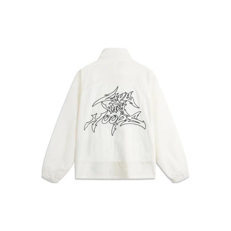 LiNing Basketball Collection Trench Coat Men's Ivory-1