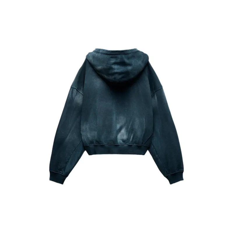 ZARA Sweatshirts Women's Blue-1