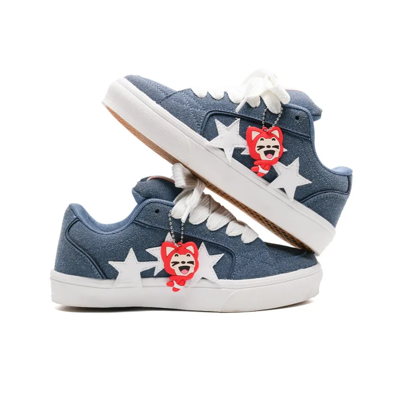 ALI THE FOX Slip Resistant Cushioning Abrasion Resistant Lightweight Breathable Low Top Skateboard Shoes Unisex-2