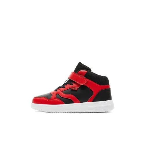 PEAK Slip-Resistant Warm Balance Kids' Skateboarding Shoes Black Red Kids'