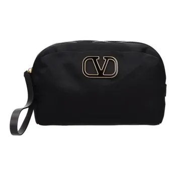 Valentino Fabric Makeup Bag Women's Black