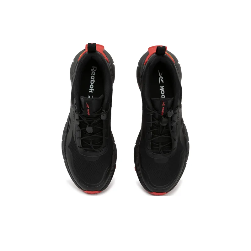 Reebok Abrasion Resistant Waterproof Slip Resistant Low Top Running Shoes Unisex Black-3