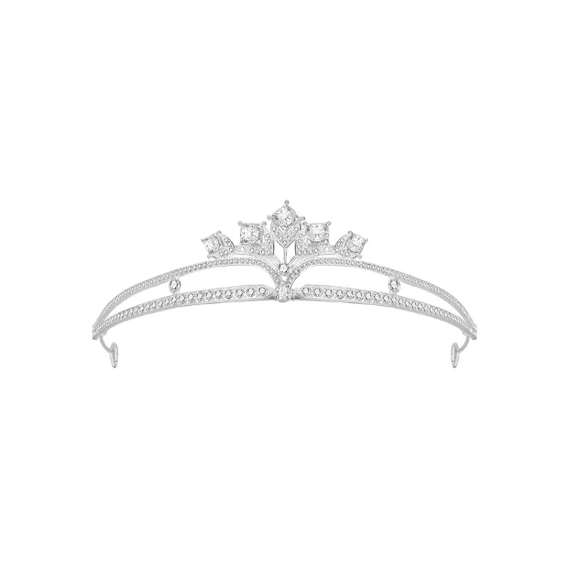 NICERURU Zircon Headbands Women's-5