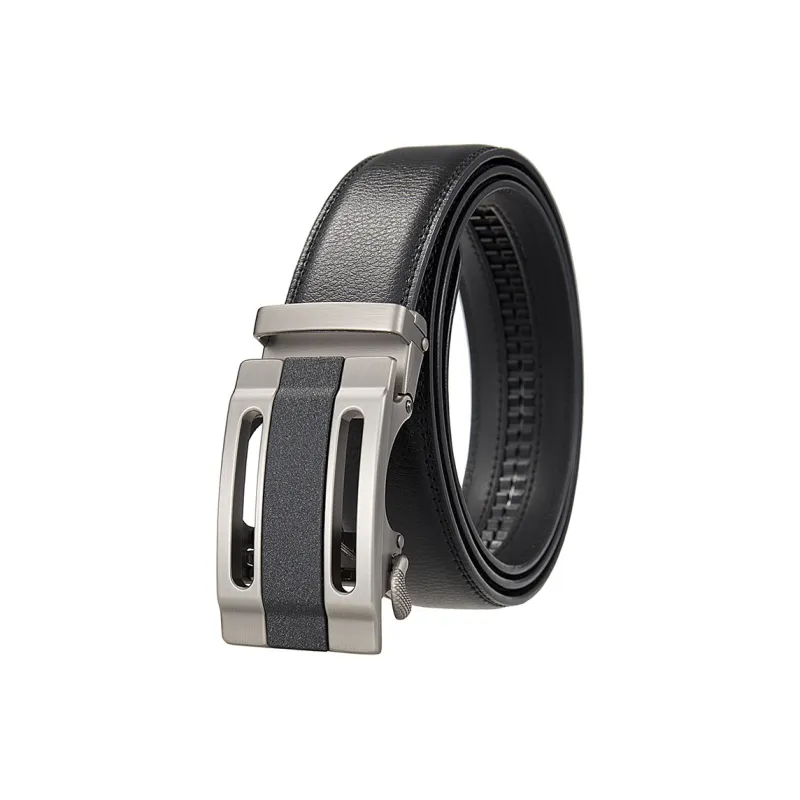 YUZHAOLIN Cow Split Leather Leather Belts Unisex 3.5CM-0