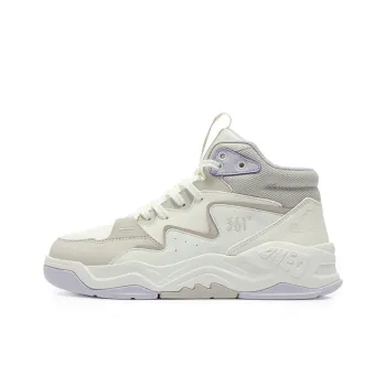 361° Coverage Thermal Slip Resistant High Top Skateboard Shoes Women's White Purple