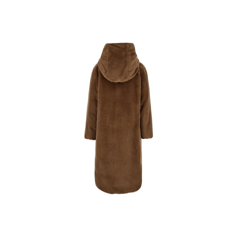 MaxMara Buttoned Long Sleeved Reversible Coat-2