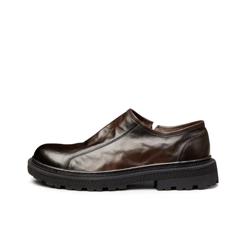 LEYGMENLG Men's Casual Shoes Men Low Top Coffee, Jasper-0