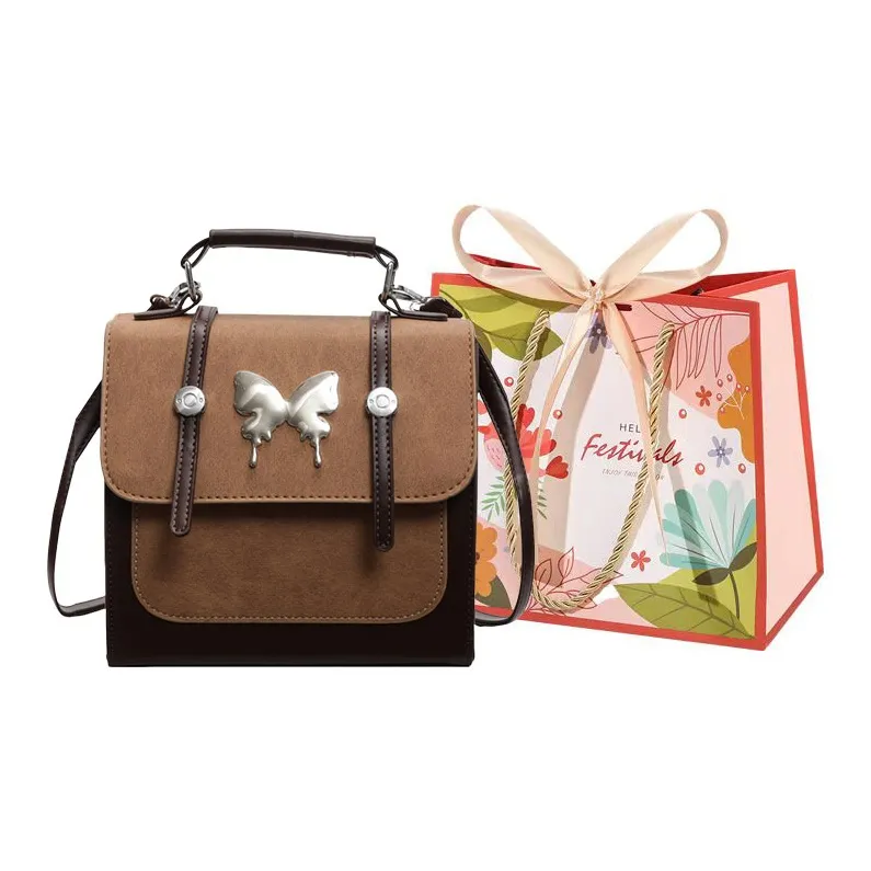 Cwatcun PU Backpack Women's White & Pink Brown & Brown Blue & Blue-6