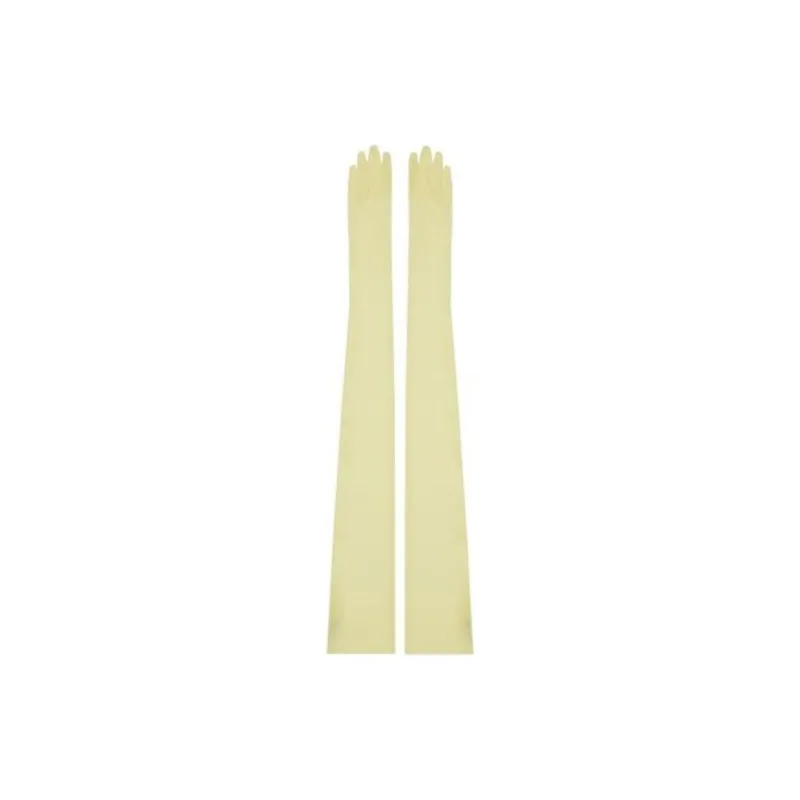 DRIES VAN NOTEN Full Finger Long Gloves-1