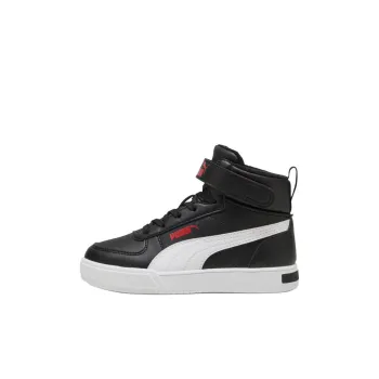 PUMA Caven Anti-Slip Wear-Resistant High-Top Children's Basketball Shoes Black White Kids'