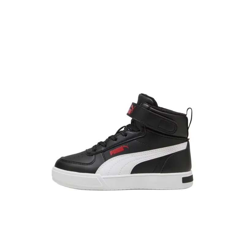 PUMA Caven Anti-Slip Wear-Resistant High-Top Children's Basketball Shoes Black White Kids'-0