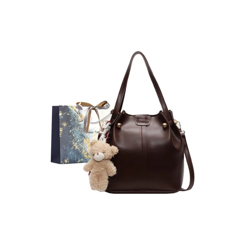 Iman's House PU Handbag Shoulder Bag Crossbody Bag Women's Ecru/Coffee/Khaki/Black-5