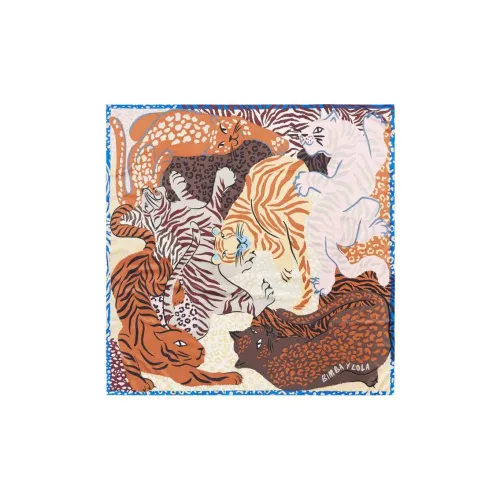 Bimba Y Lola Leopard And Tiger Scarf