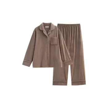 Same Language Pajama Set Men's Bean Red