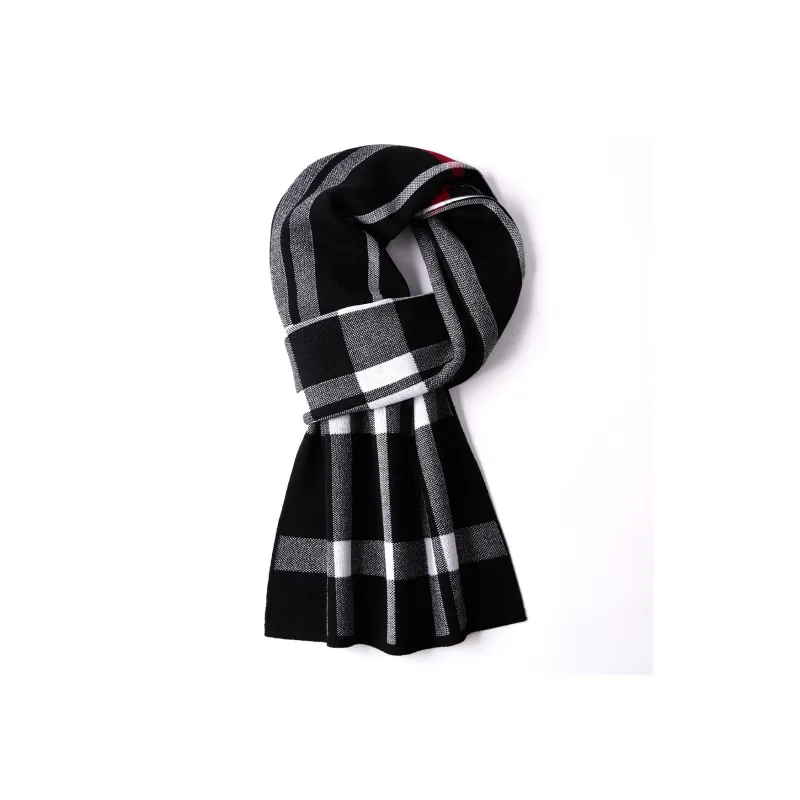 BISON DENIM Polyester Knit Scarves Men's-6
