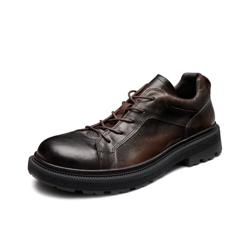 LEYGMENLG Casual Shoes Men's Coffee-1