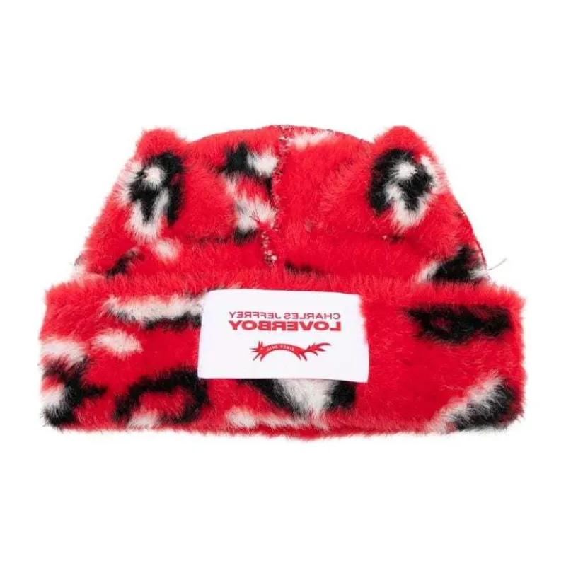 CHARLES JEFFREY Loverboy Leopard Print Beanie-2