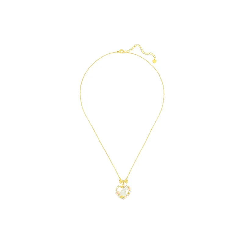 CHOW TAI SENG Necklaces Pale Greenish White Jade Women's-2