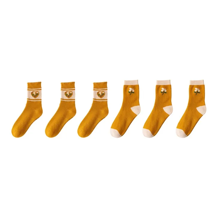 YUZHAOLIN Mid Calf Socks Women's Combo Set-33