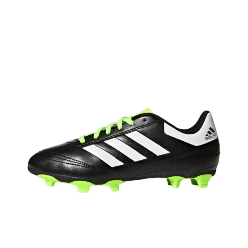 Adidas Goletto 6 Anti Slip Wear Resistant Low Top Kids' Soccer Shoes Black Teenagers-0