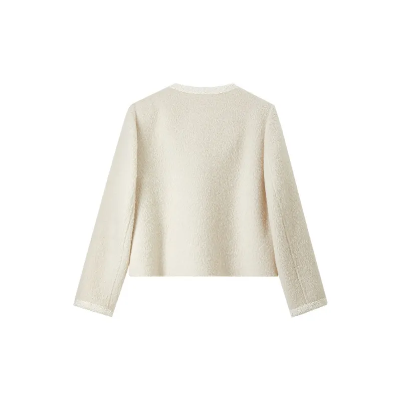 SENTUBILA Coats Women's Creamy White-1