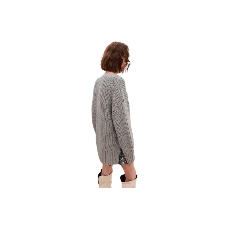 3COLOUR Knitwear Women's Elephant Gray-0