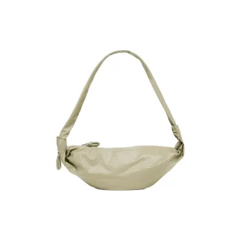 Lemaire Calfskin Croissant Bag, Portable Crossbody Bag, Shoulder Bag Medium Size Women's Sage Green