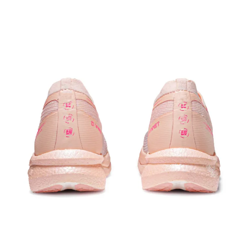VICTORY LIGHT Anti Slip Wear Resistant Low Top Carbon Plate Running Shoes Unisex Pink-3