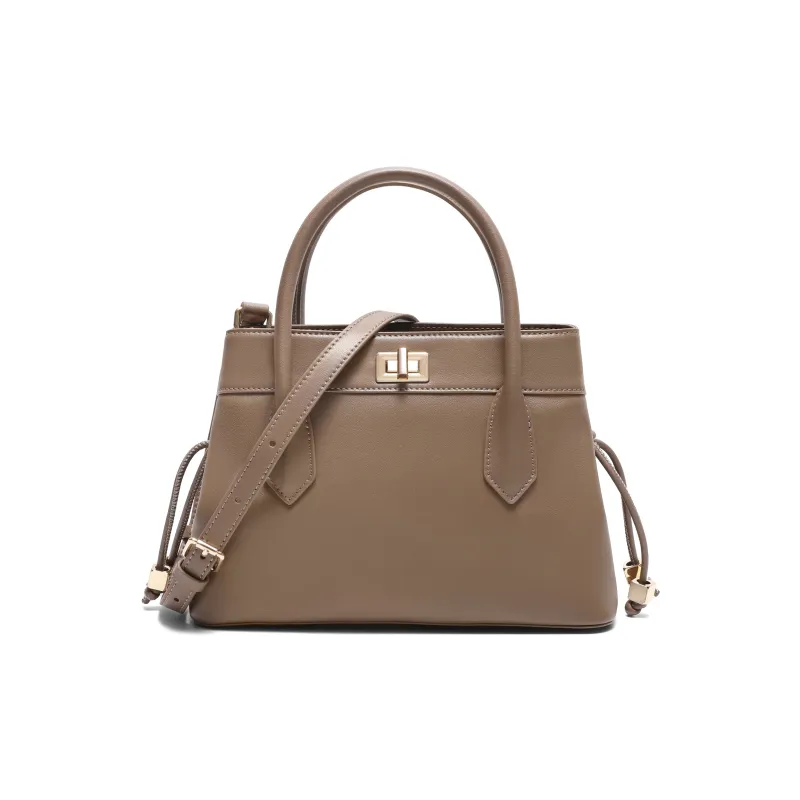 BELLE Cow Leather One Shoulder Handbag Medium Size Women's Multicolor-0