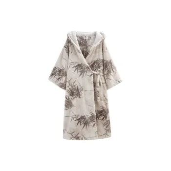Same Language Bath Robes Women's Apricot Gray