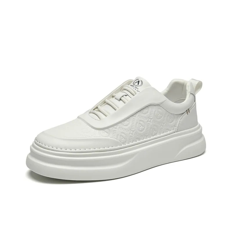 AOKANG Air Force One Series Skateboard Shoes Men Low Top Black, White-7