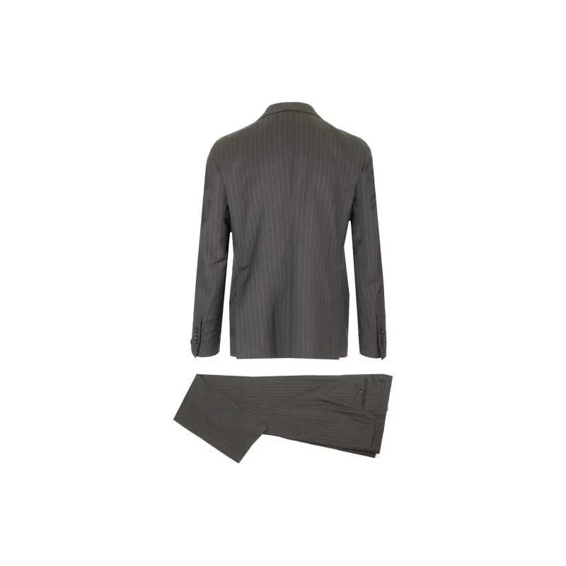 Tagliatore Vesuvio Single Breasted Pinstriped Suit-1