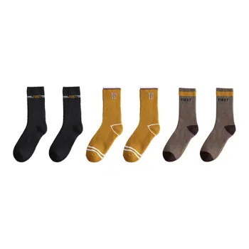 YUZHAOLIN Mid Calf Socks Men's Combo Set