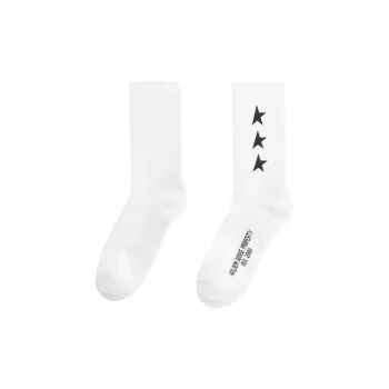 Golden Goose Mid Calf Socks Men's 1 Pack White