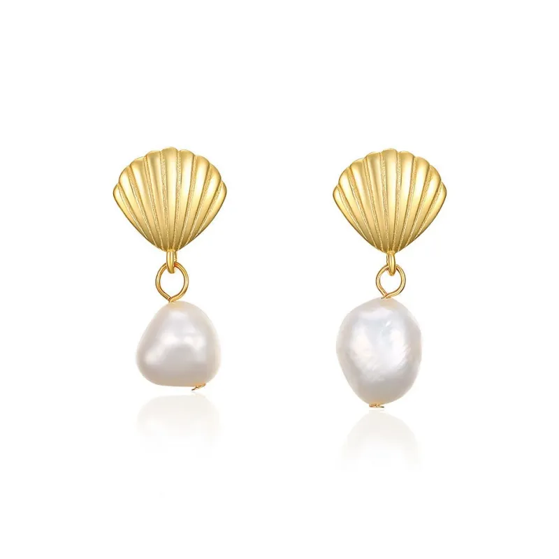 YUDIAN Freshwater Pearl Earrings Women's-4