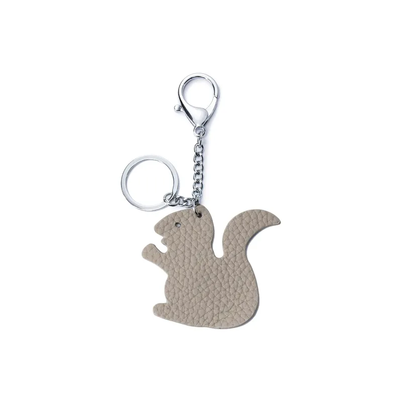 Tong Tong Rabbit Top Grain Cow Leather Keychains Unisex-9