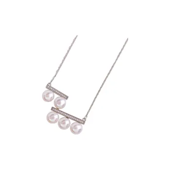 ZHENZHUAOMI Freshwater Pearl Necklaces Women's