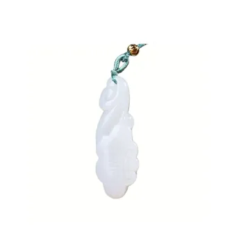 Jing Ruyu Hetian Jade Necklaces White Jade Unisex